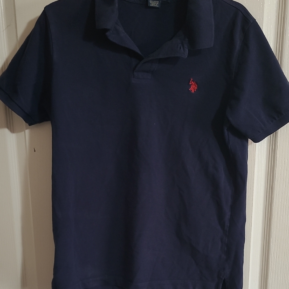 US. Polo Assn Navy Blue Polo Shirt